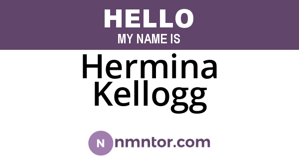 Hermina Kellogg