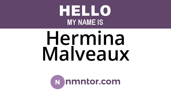 Hermina Malveaux