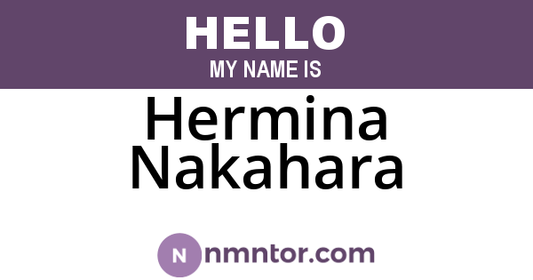 Hermina Nakahara
