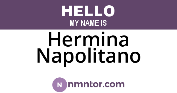 Hermina Napolitano