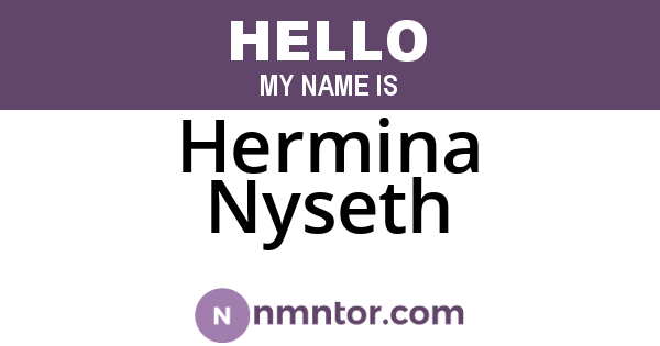 Hermina Nyseth
