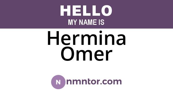 Hermina Omer