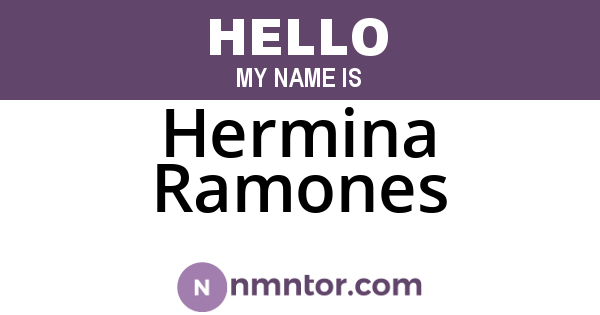 Hermina Ramones