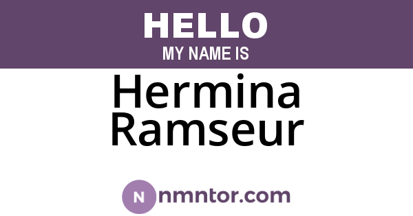 Hermina Ramseur