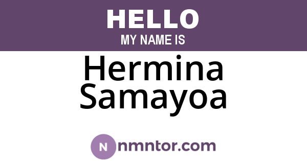 Hermina Samayoa