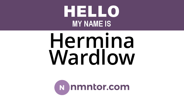 Hermina Wardlow