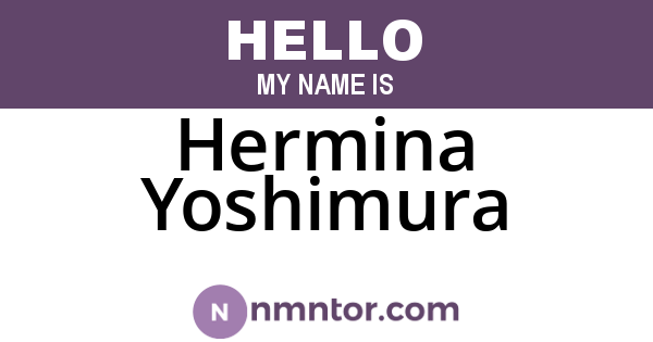 Hermina Yoshimura
