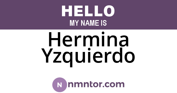 Hermina Yzquierdo