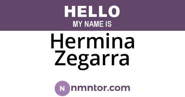 Hermina Zegarra