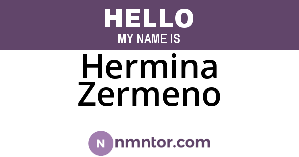 Hermina Zermeno