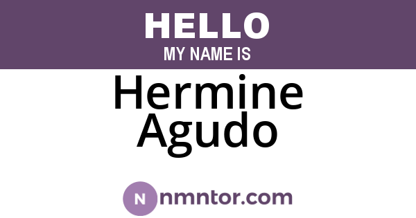 Hermine Agudo