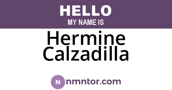 Hermine Calzadilla