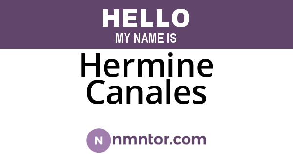 Hermine Canales