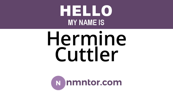 Hermine Cuttler