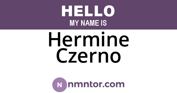 Hermine Czerno