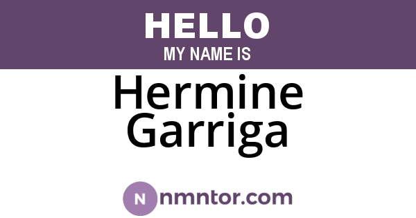 Hermine Garriga