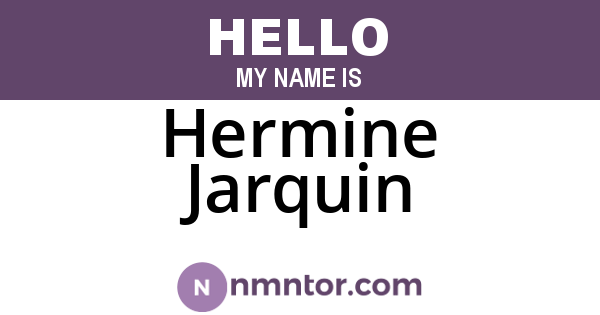 Hermine Jarquin