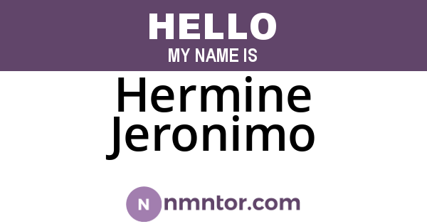 Hermine Jeronimo