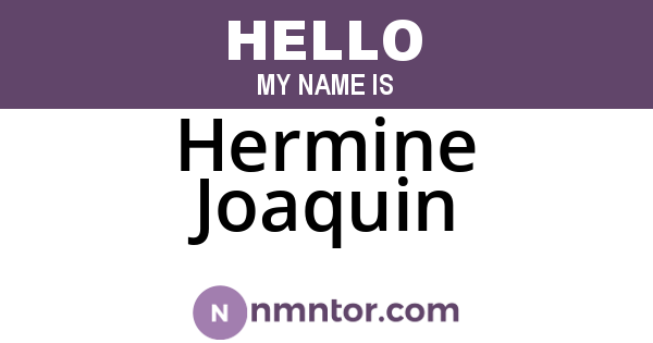 Hermine Joaquin