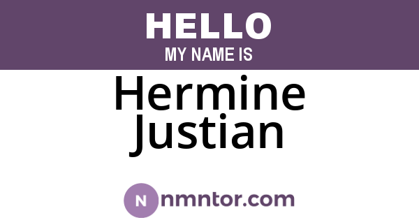 Hermine Justian