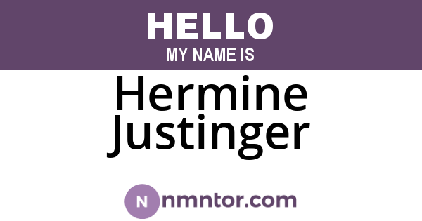 Hermine Justinger