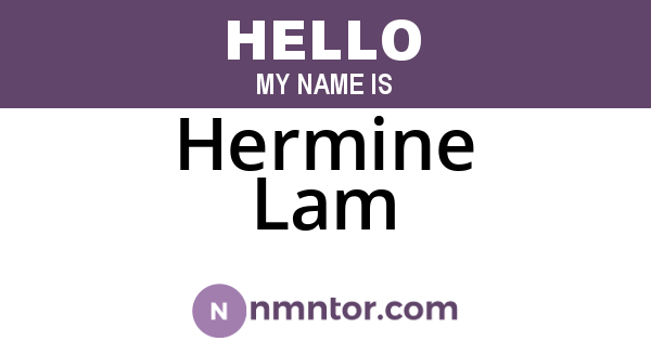 Hermine Lam