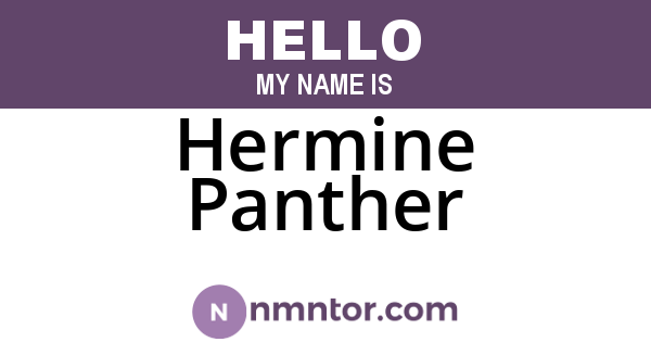 Hermine Panther