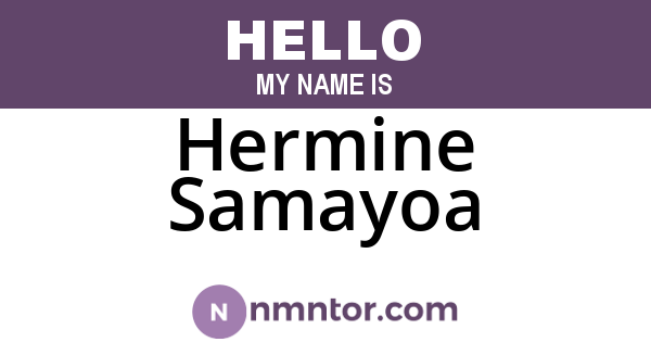 Hermine Samayoa