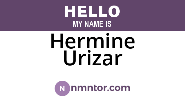 Hermine Urizar