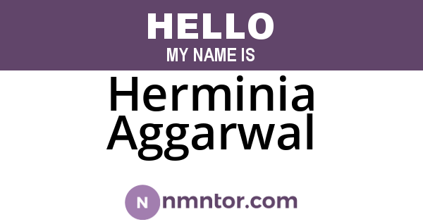 Herminia Aggarwal