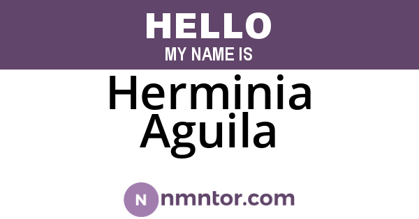 Herminia Aguila