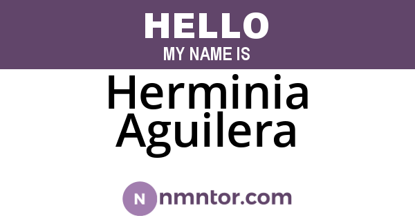 Herminia Aguilera