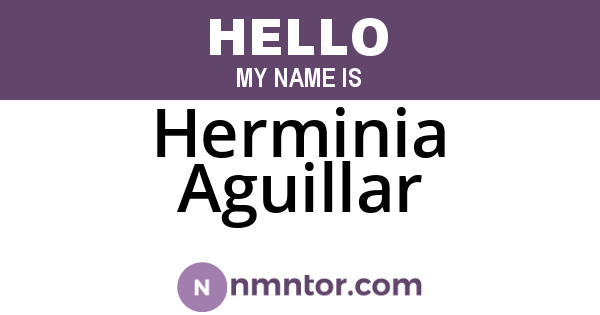 Herminia Aguillar