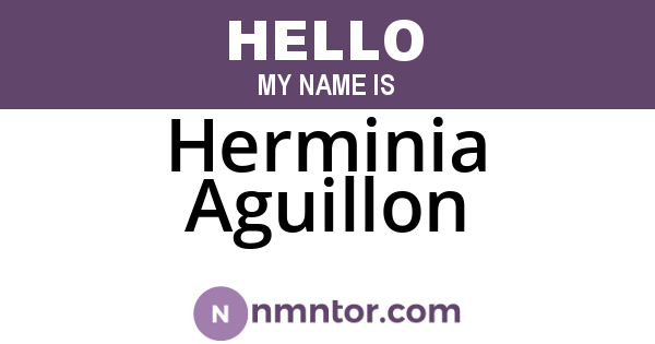 Herminia Aguillon