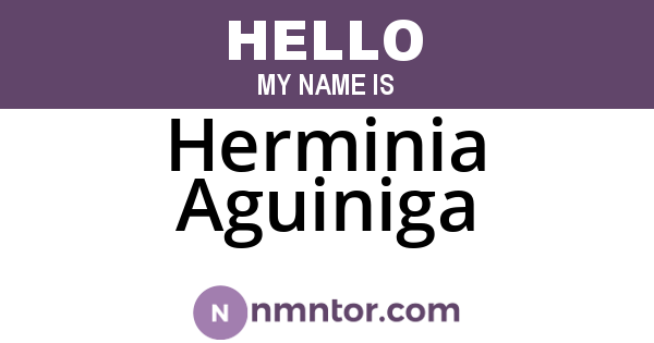 Herminia Aguiniga