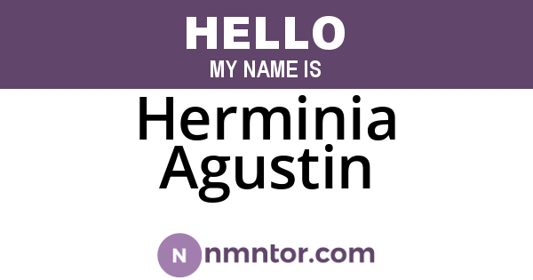 Herminia Agustin