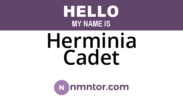Herminia Cadet