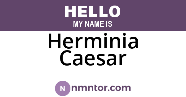 Herminia Caesar