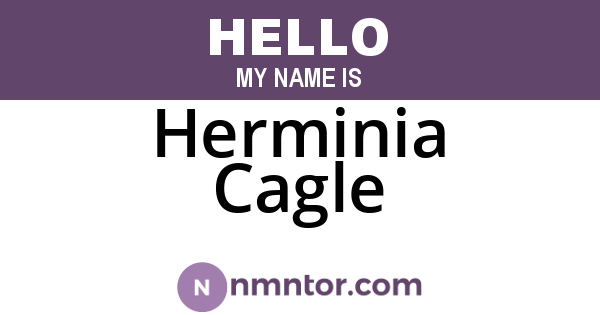 Herminia Cagle