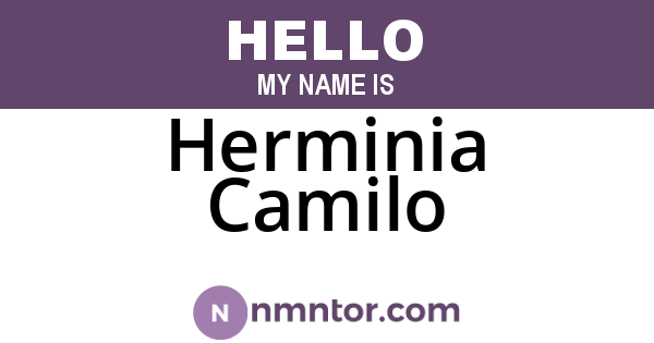 Herminia Camilo