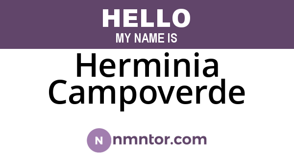 Herminia Campoverde