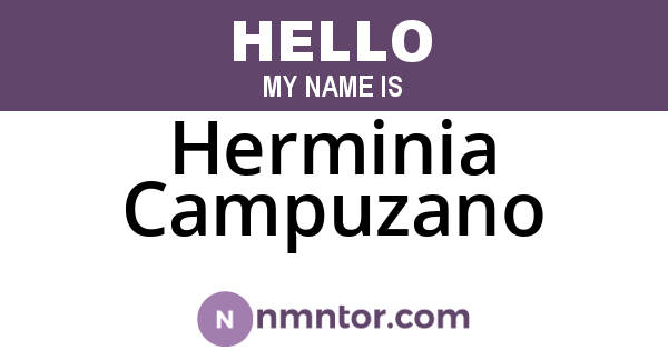 Herminia Campuzano