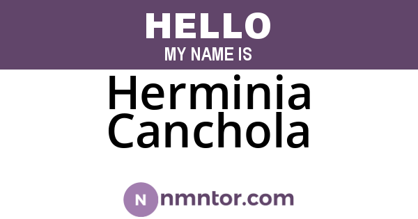 Herminia Canchola