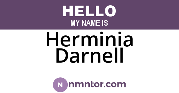 Herminia Darnell