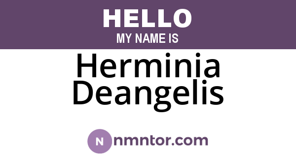 Herminia Deangelis