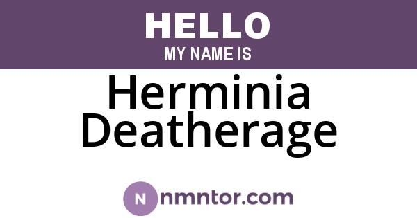 Herminia Deatherage
