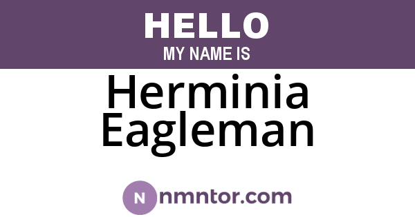 Herminia Eagleman