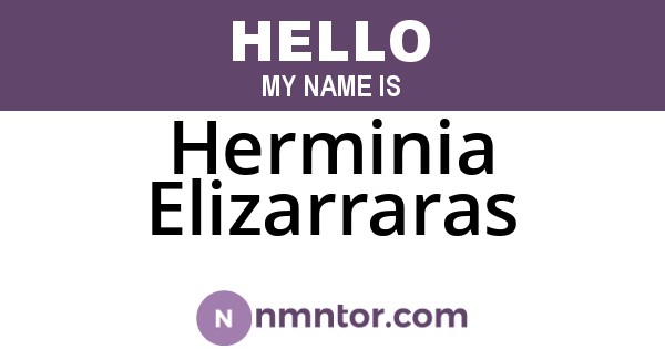 Herminia Elizarraras