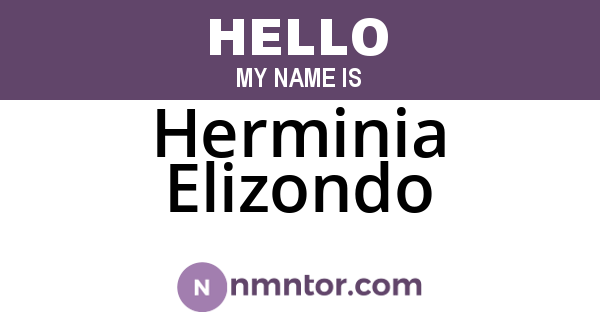 Herminia Elizondo