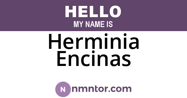 Herminia Encinas